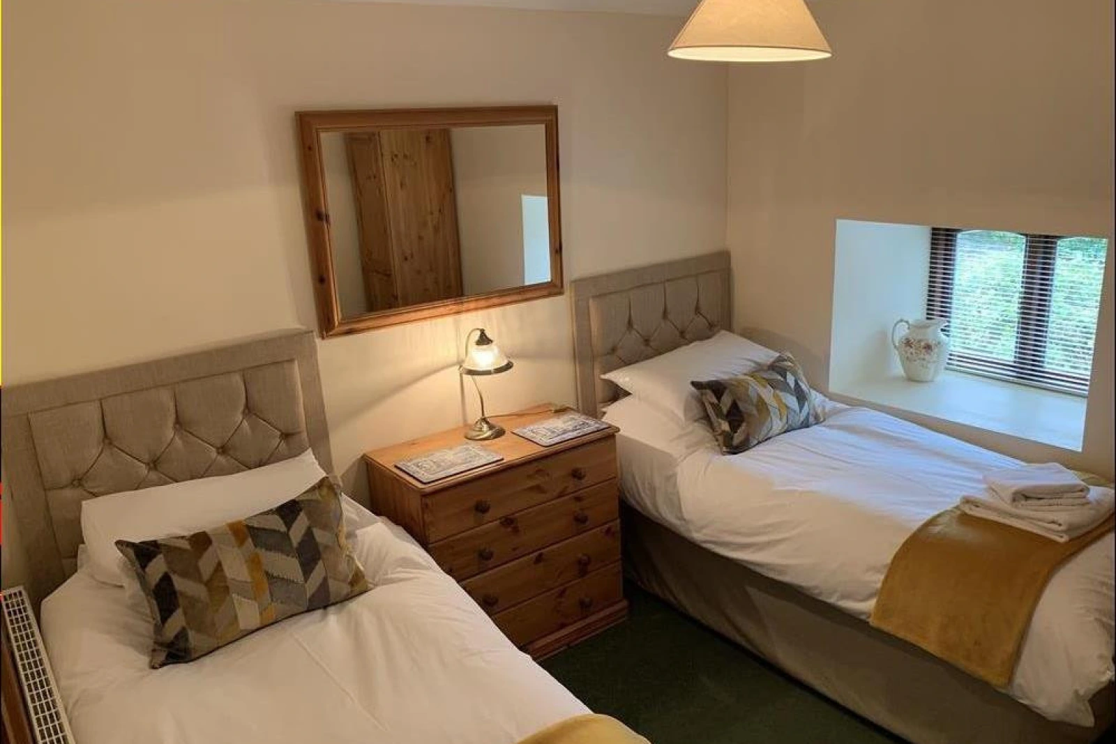 Twin beds