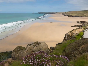 Perranporth beach