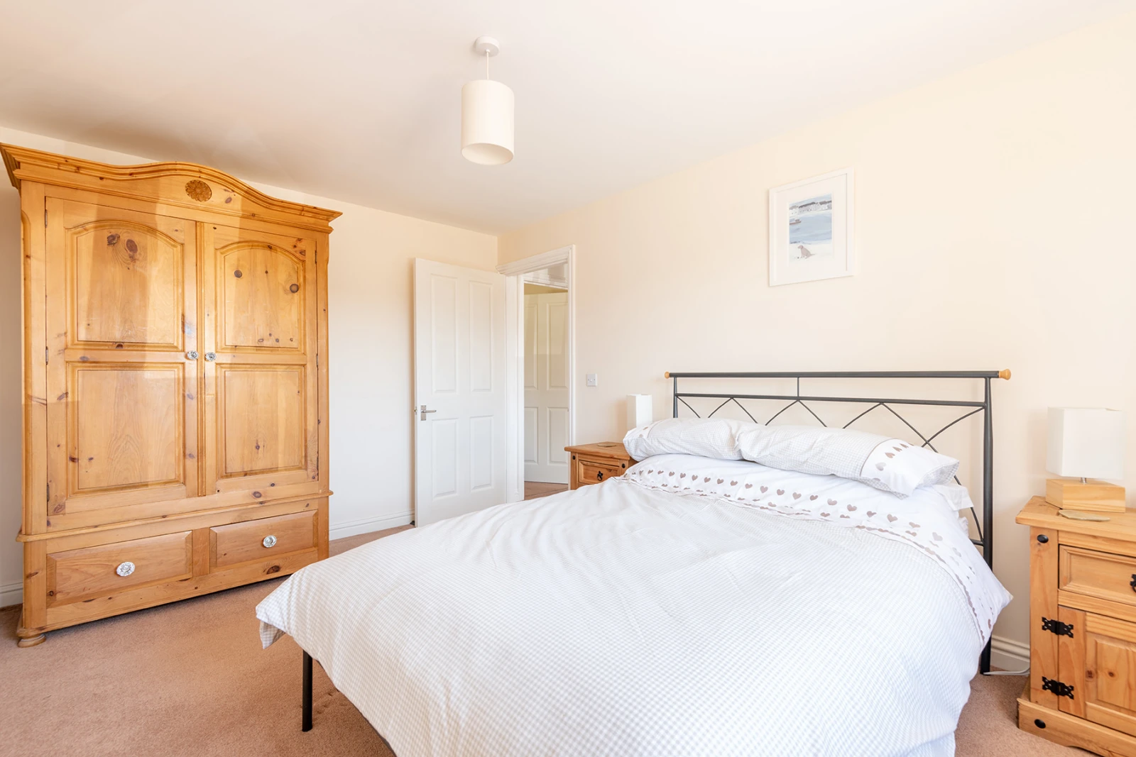 The master bedroom