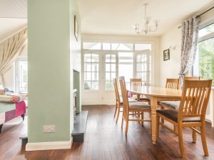 Open plan dining area