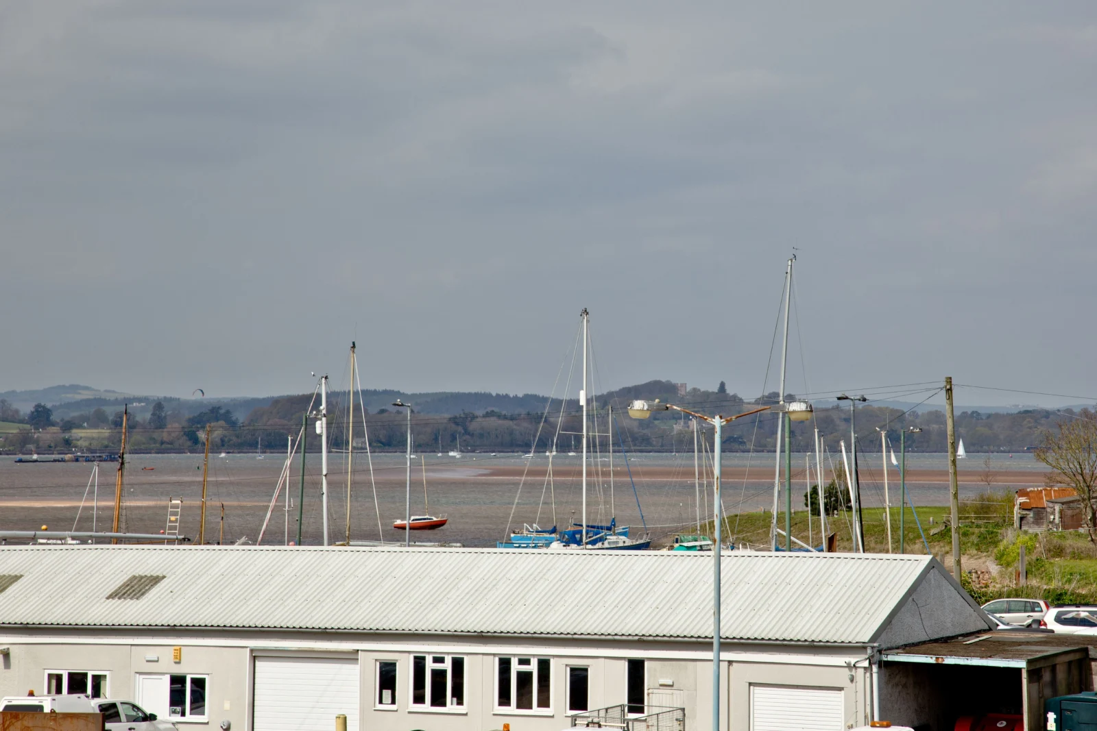 Views towards the River Exe at low tide