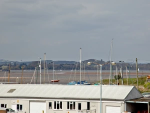 Views towards the River Exe at low tide