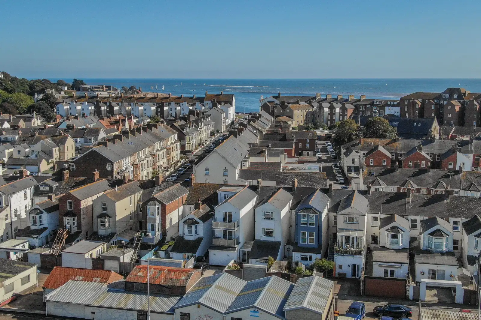 Bird eye view of area