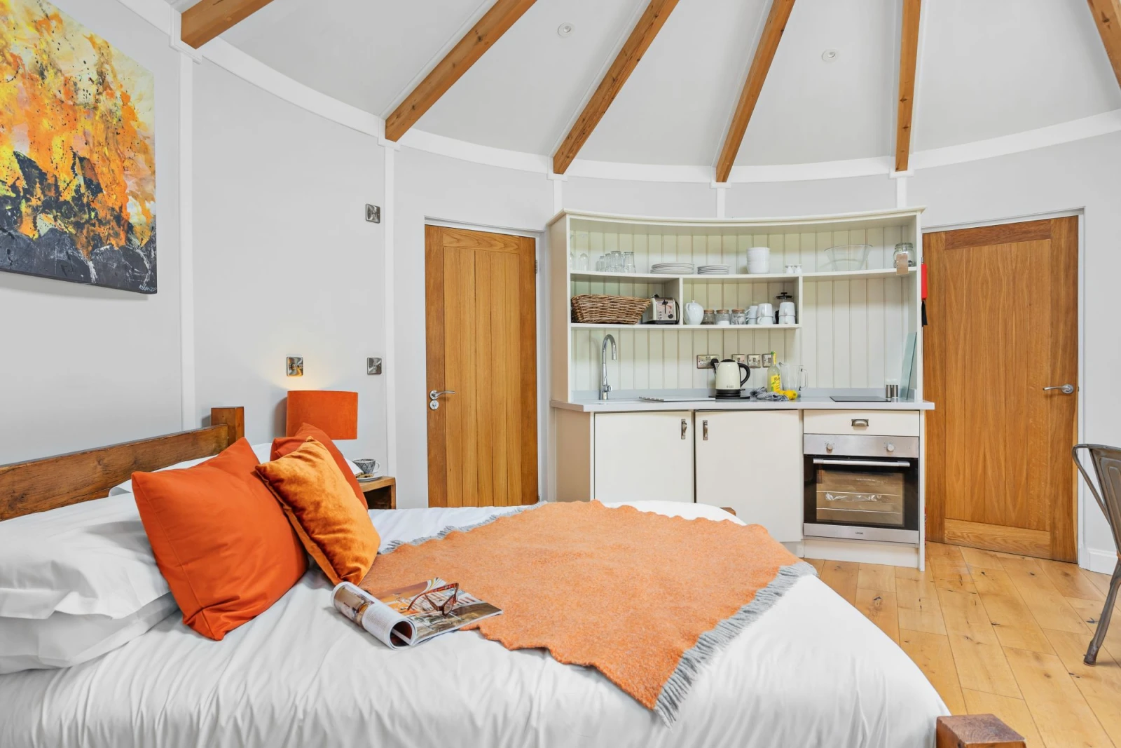 Double Bed, Kitchenette-The Ember Room 