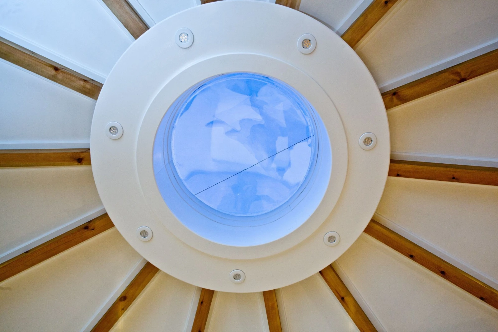 The skylight for natural lighting - The Secret Roundhouse