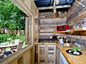 Outside kitchen - The Secret Roundhouse