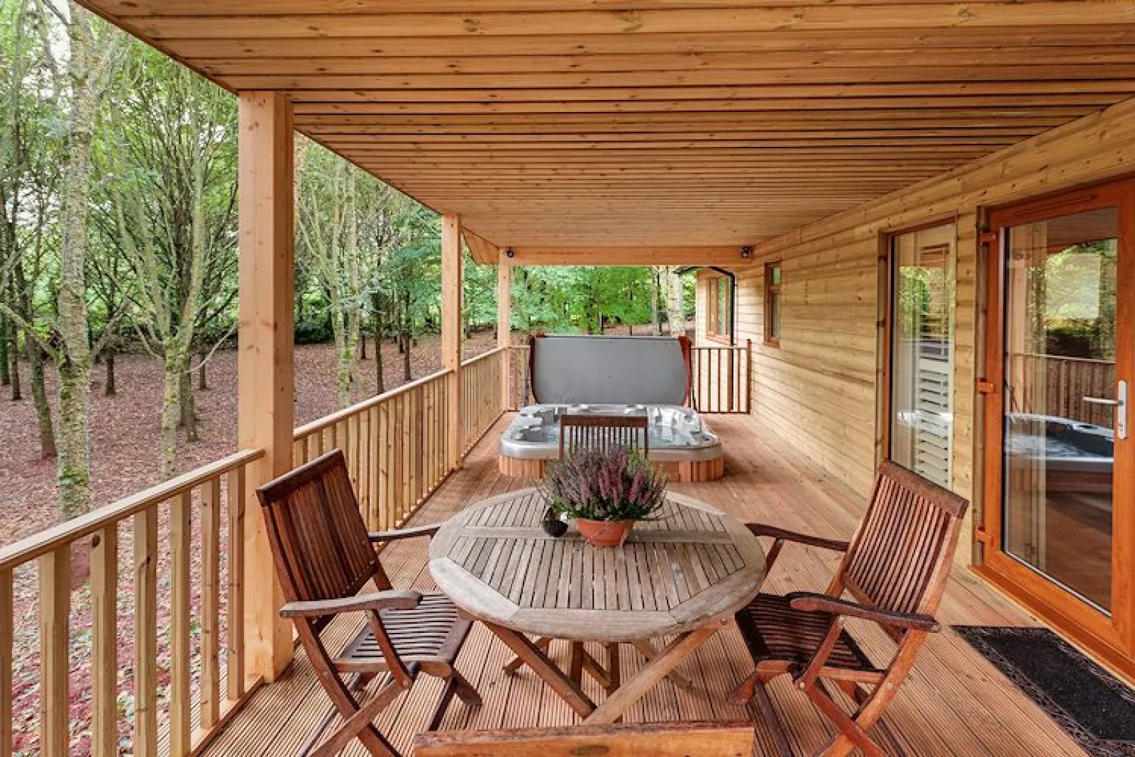 Terrace, Outdoor Dining Table-Willow Lodge 