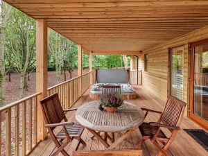 Terrace, Outdoor Dining Table-Willow Lodge 