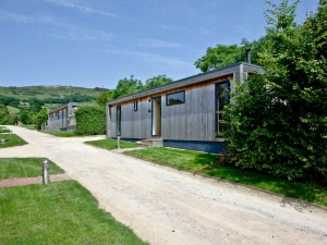 External view of property with parking  - Blackbird Lodge 
