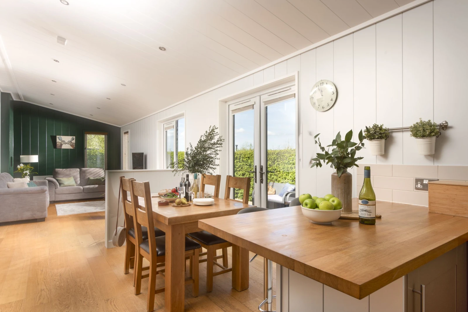 Open plan kitchen, dining and living areas - Diamond Lodge, Strawberryfield Park