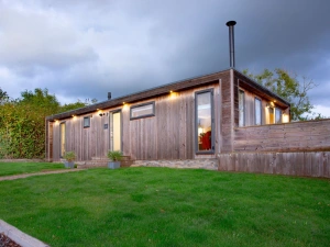 Lodge exterior access by two steps - The Sleights, Strawberryfield Park