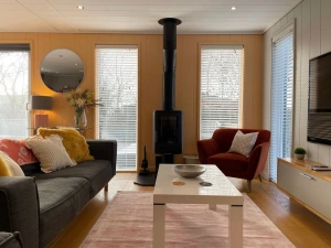 Living room for sofa and armchair, fireplace, and Smart Tv and Free WiFi - The Sleights, Strawberryfield Park