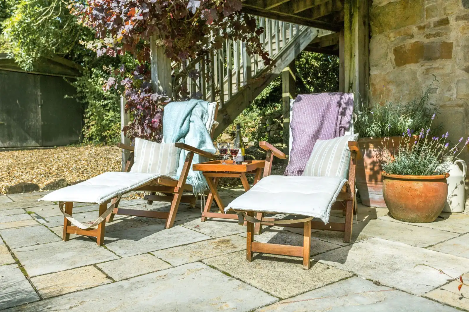 Lounge seating in the garden for those lovely summer days - Old Pear Tree Barn