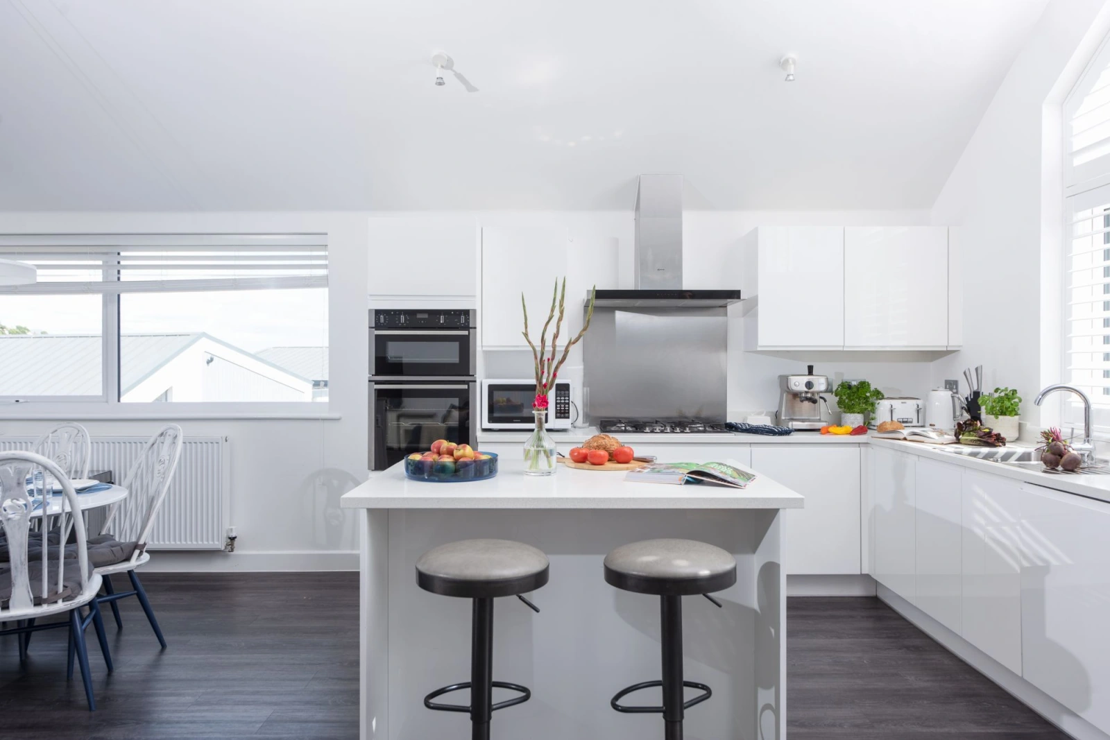 Full kitchen, island breakfast bar, oven, microwave and coffee machine  - Swanpool View