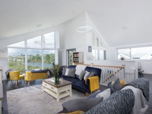 Cosy seating area with great views and smart TV - Swanpool View