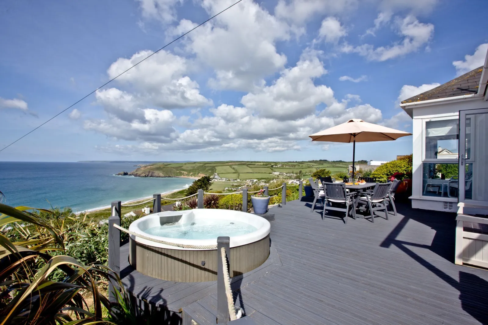 Decking Area, Dining Area, Sea Views-Spindrift