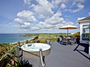 Decking Area, Dining Area, Sea Views-Spindrift