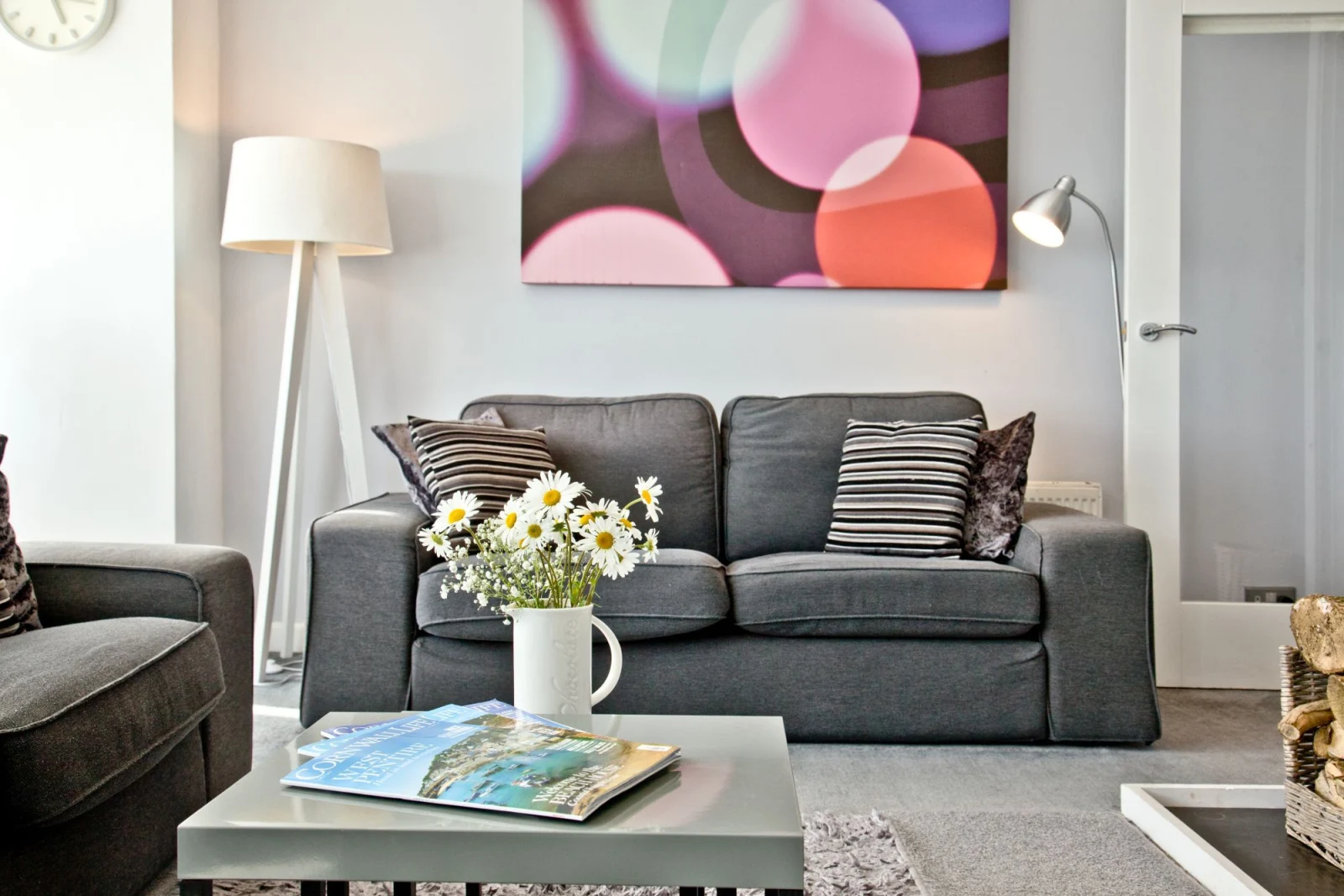 Sofas, Coffee Table, Floor Lamp-Spindrift