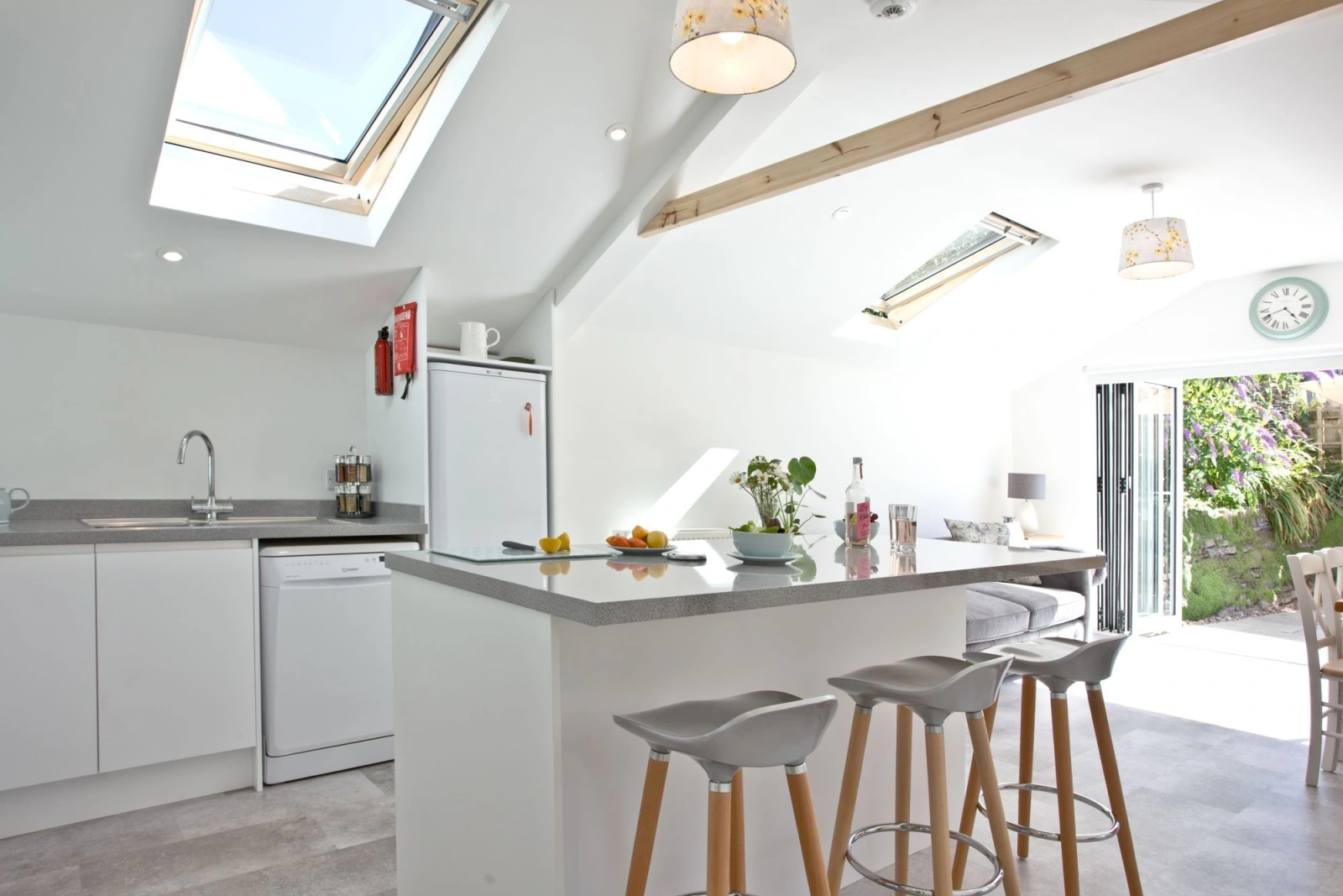 Breakfast Bar, Kitchen, Patio Doors-The Mews 