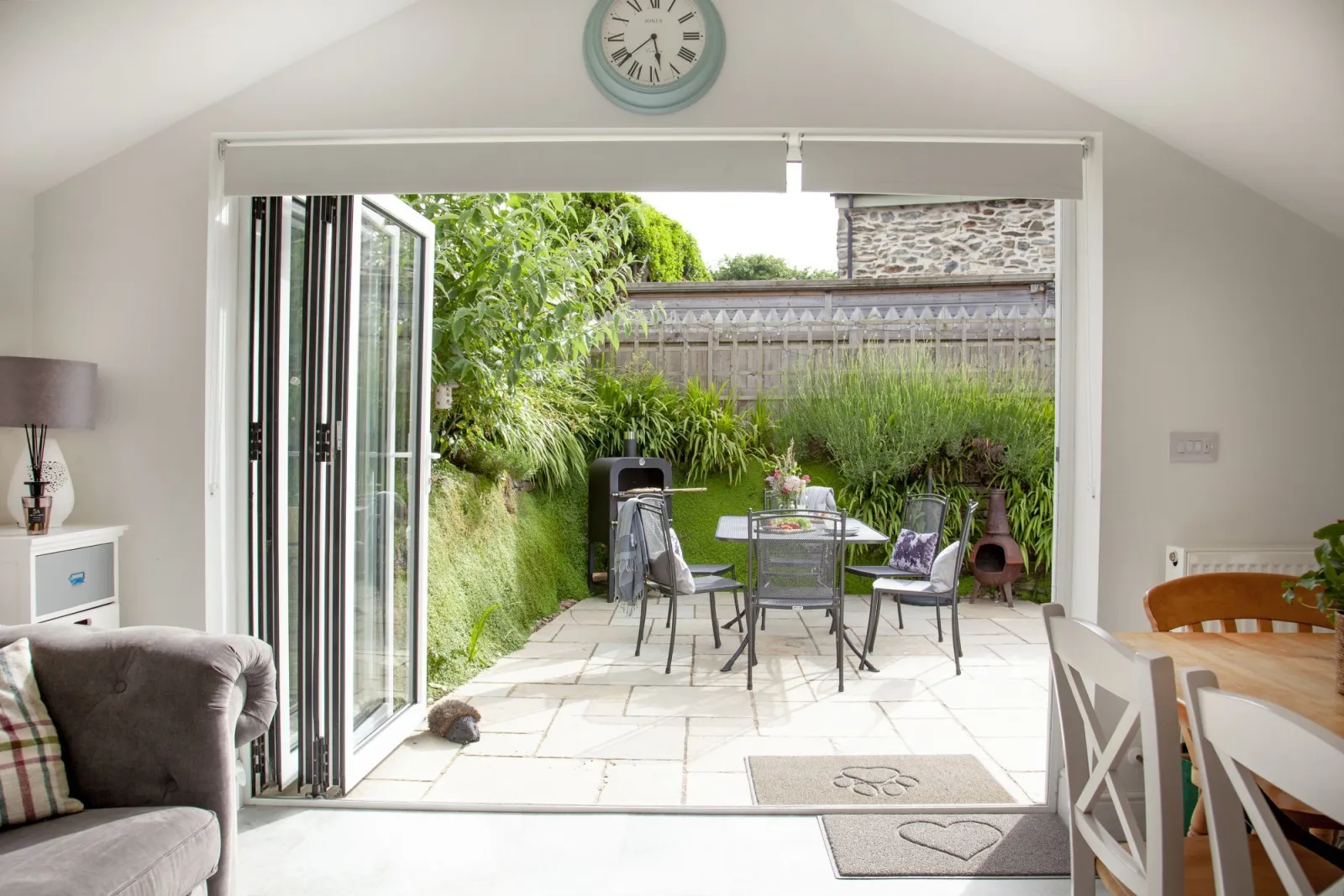 Bifold Doors leading to Patio-The Mews