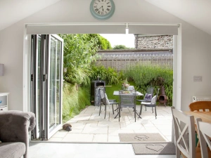 Bifold Doors leading to Patio-The Mews