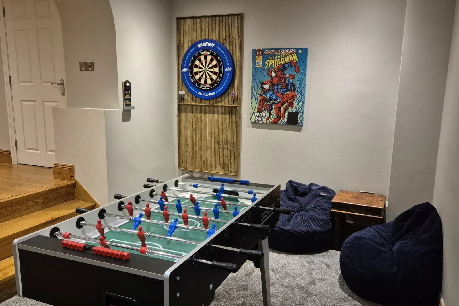 Games Room with Garlando Table Football and dartboard - 3 The Manor