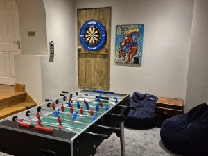 Games Room with Garlando Table Football and dartboard - 3 The Manor