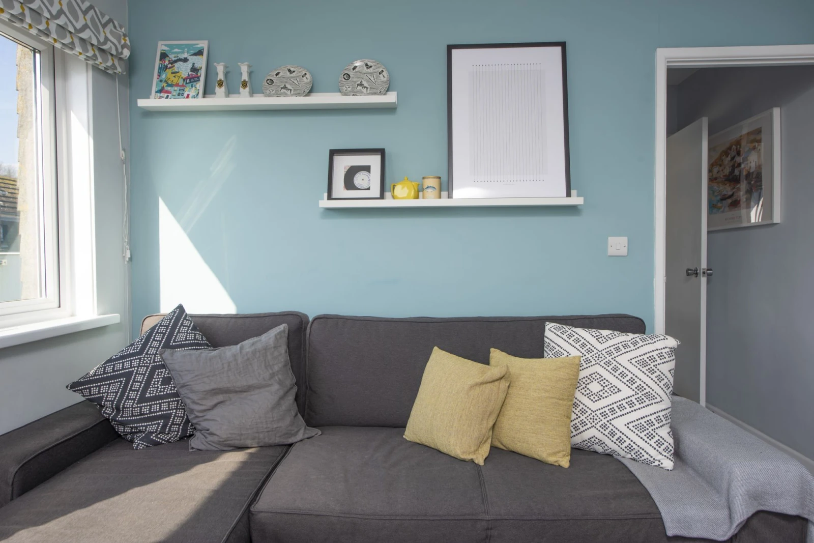 Sofa in living room - Mousehole View
