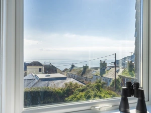 Sea views from the property - Mousehole View