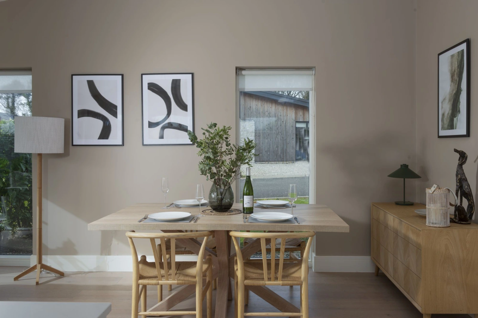 Dining table with lamp and storage - Salt Life, Dunes at Upton Towans