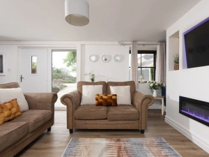 Sofas in the living space - The Old Hay Barn