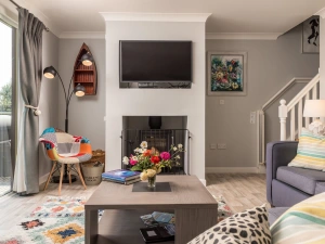Communal living area and stairs- Lodge 27