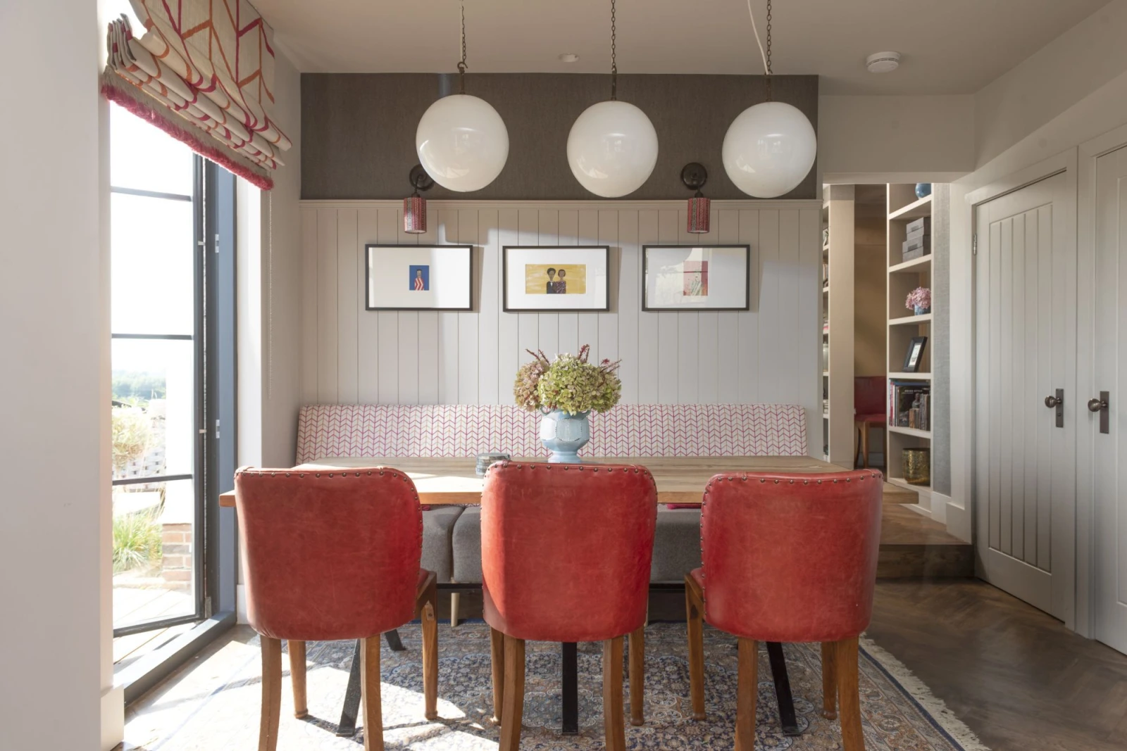 A dining table to sit, eat and chat with family or friends - Decoy Farm House