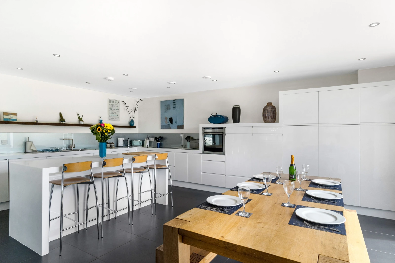 Breakfast Bar, Dining table & Benches-1 Beachdown