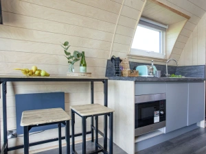 Seating inside and the kitchen area - Chapterhouse