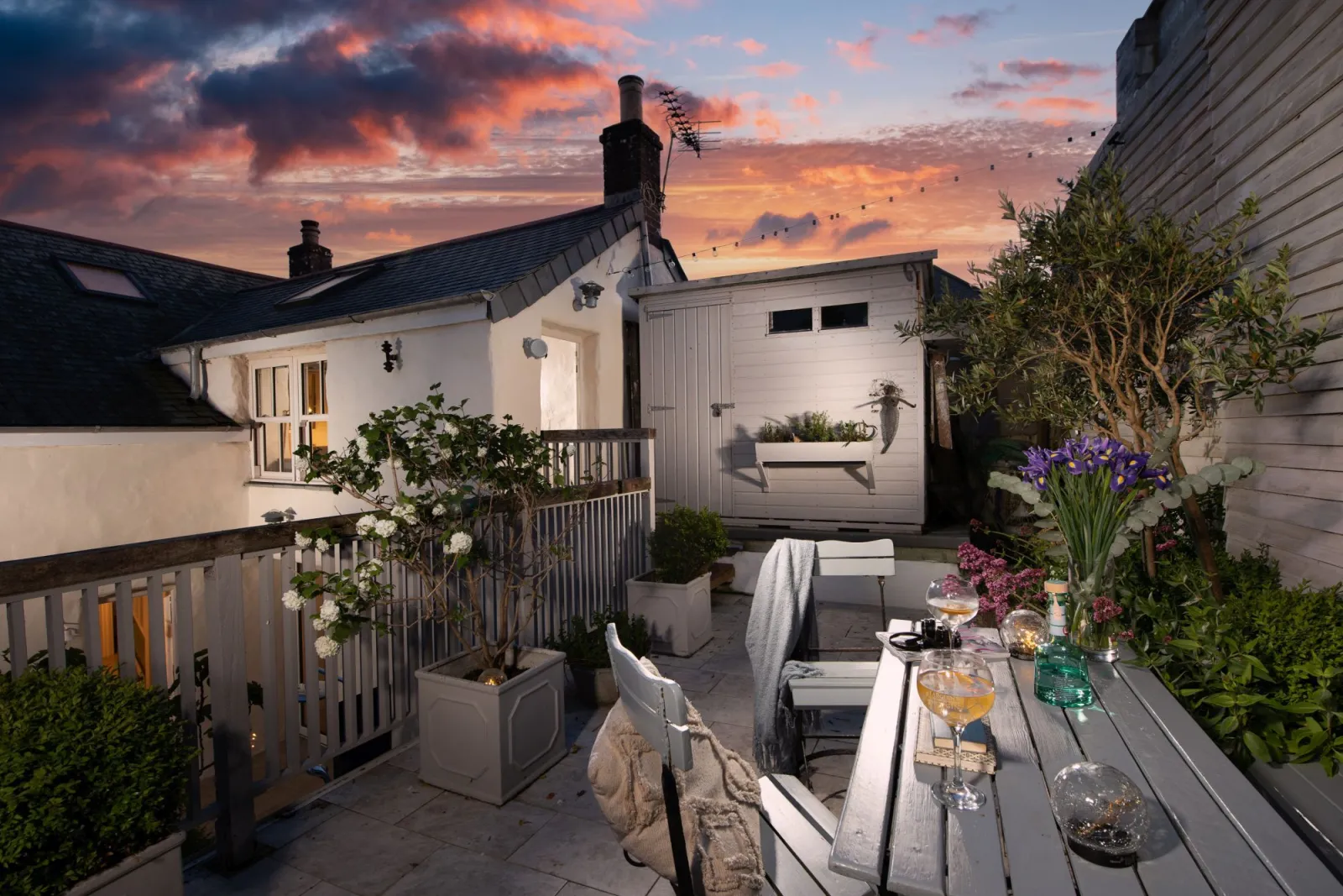 The garden in the evening - Carvossa