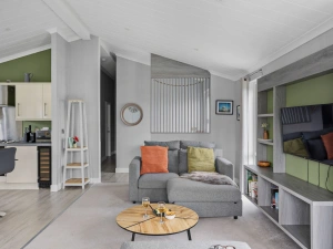 Comfy Sofa with Footstool, Coffee Table-Clover Lodge