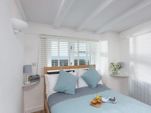 Double Bed, Bedside Shelves, Lamps-Nutshell