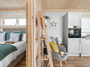 Access to bedroom from the kitchen - Croftner, Great Field Lodges