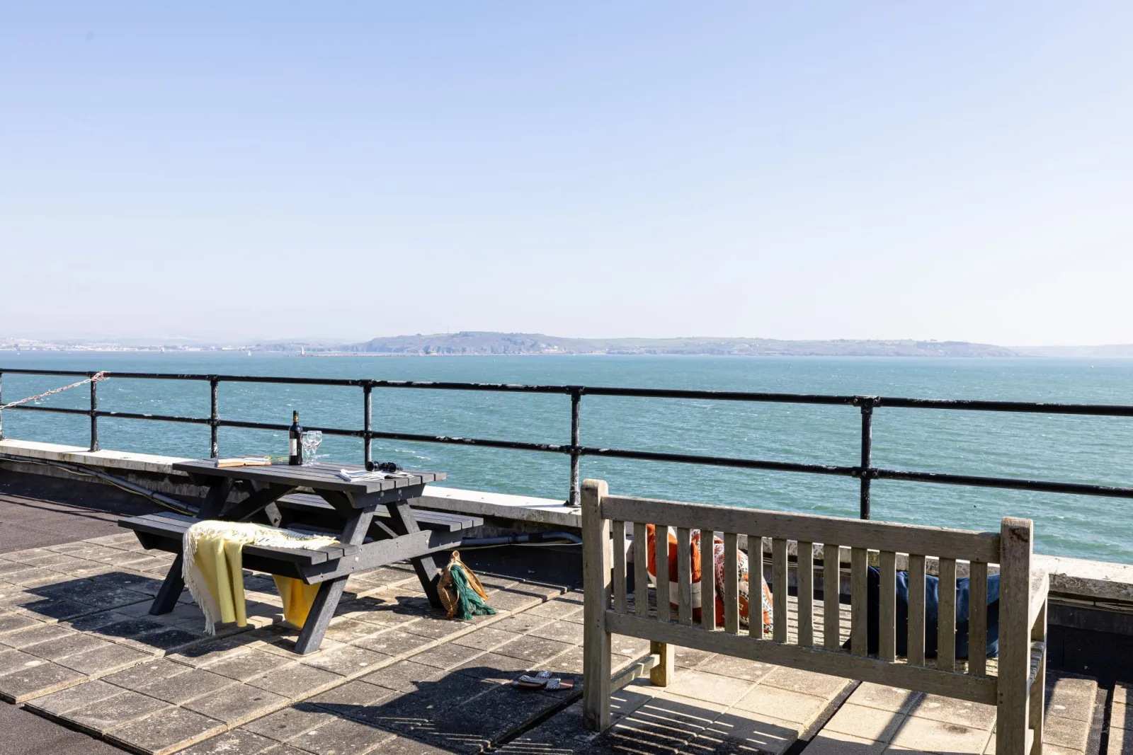 Rooftop terrace with sea views - 1 The Old Signal House
