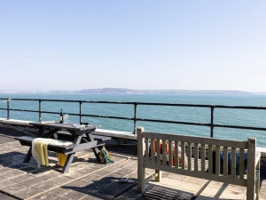 Rooftop terrace with sea views - 1 The Old Signal House