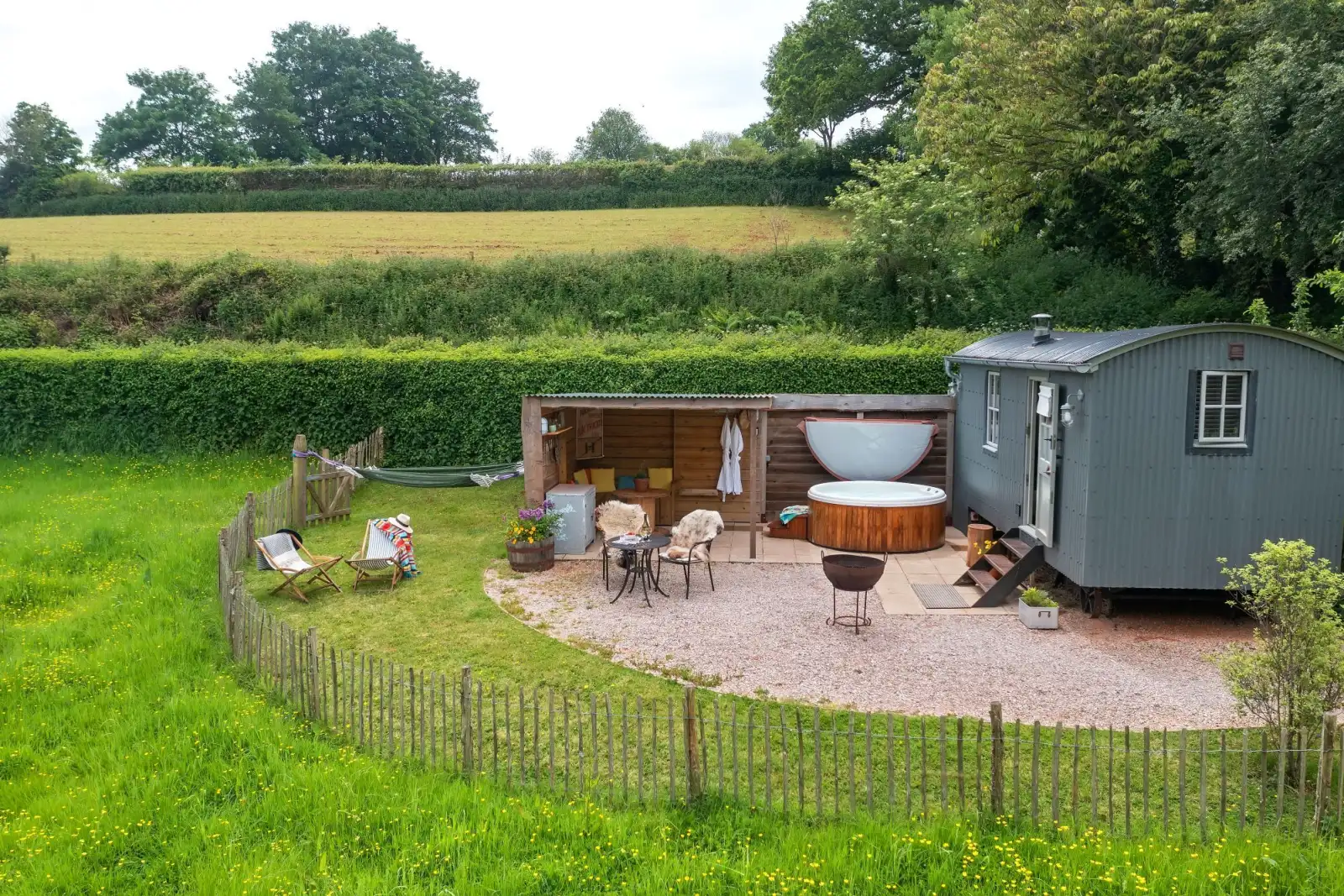 Countryside view, Hot Tub-Devon Heaven Hideaways