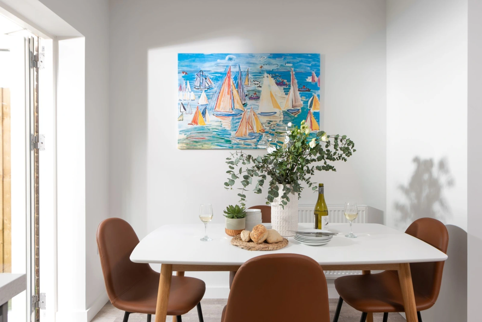 Dining area with seating for 4 - Towans Retreat
