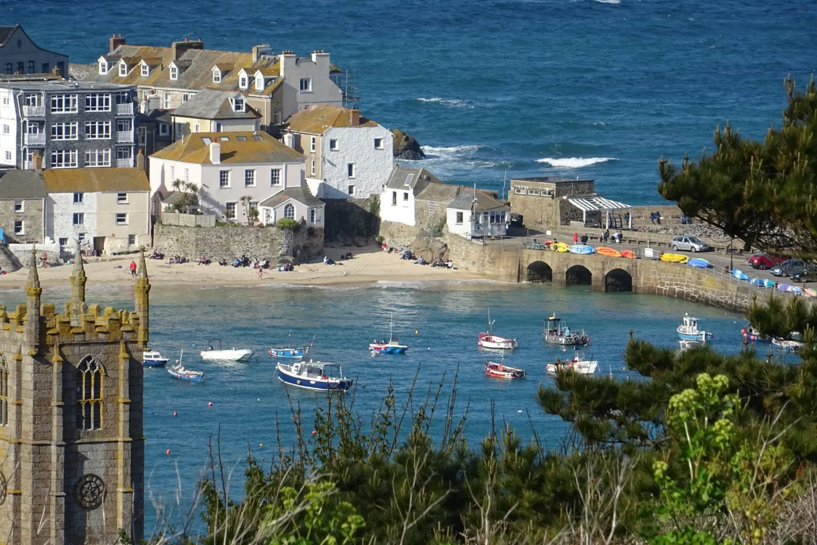 Town and Sea Views