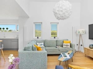 Comfortable L shaped sofa with soft furnishings -  1 The Vista, Willingcott