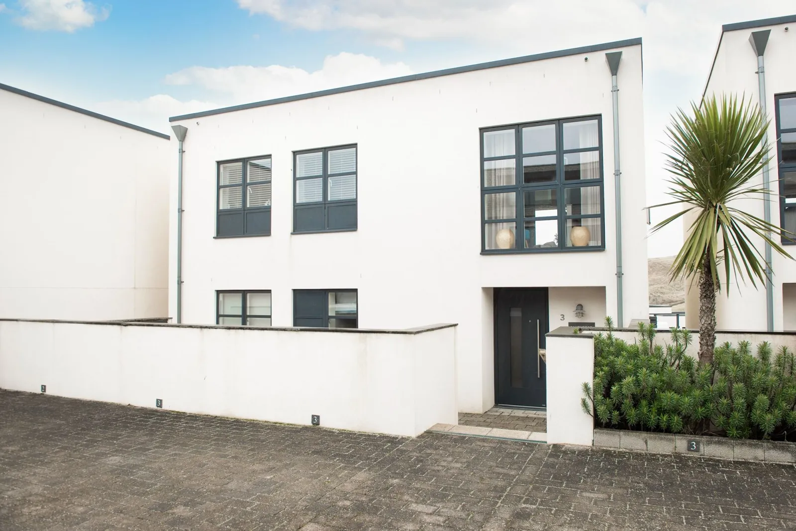 Front of the property with free parking for 3 cars - Sandyford