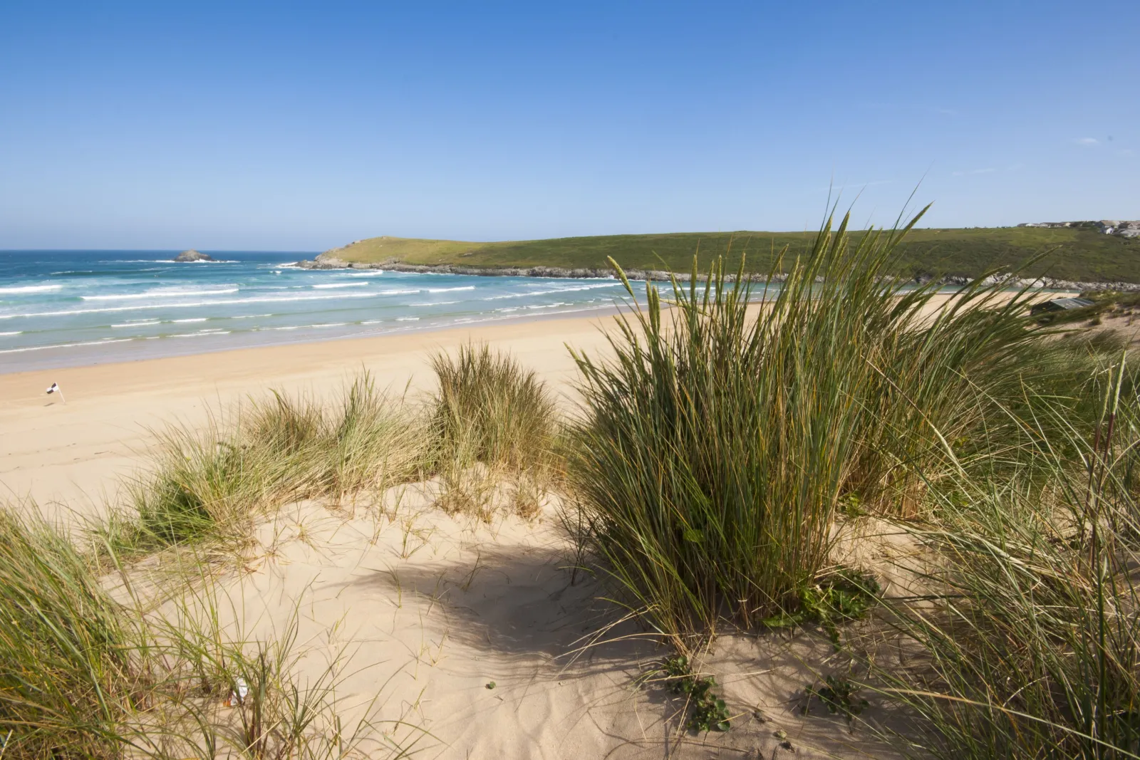 Nearby beach at Crantock