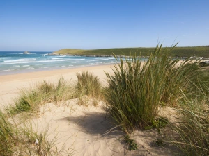Nearby beach at Crantock