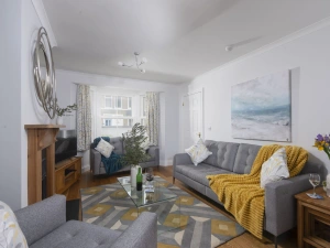 Lounge, Sofas, Fireplace, TV-7 Wheal Ayr