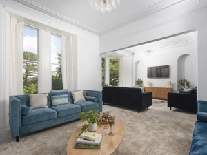 Seating area with beautiful view to the garden- The Elms